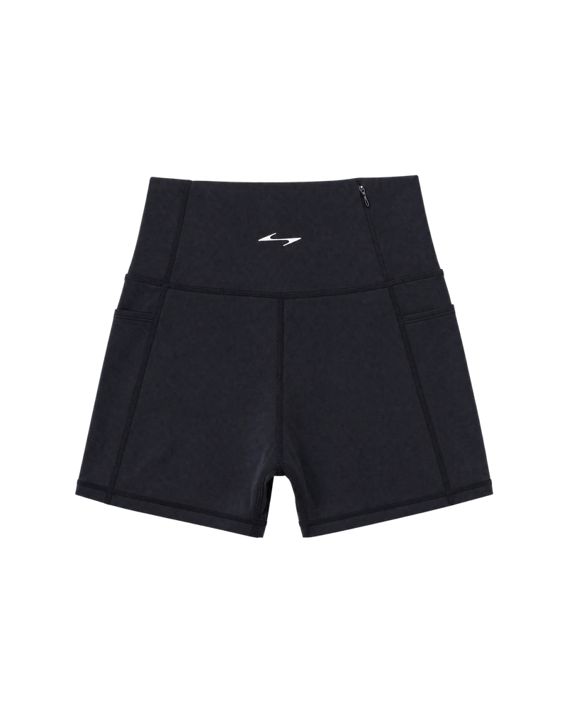 Womens Performance Short Tights - Black