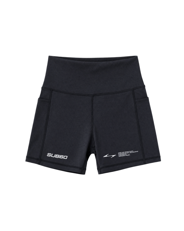 Womens Performance Short Tights - Black