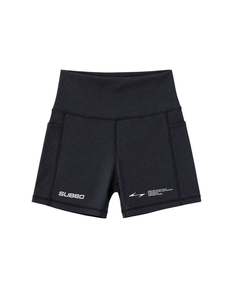 Womens Performance Short Tights - Black