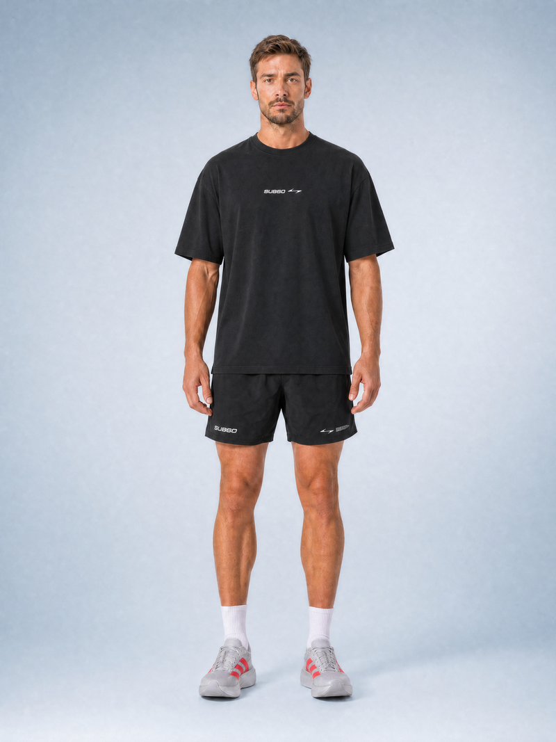 Oversized Performance Tee - Black