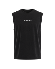 Mens Oversized Performance Tank - Black