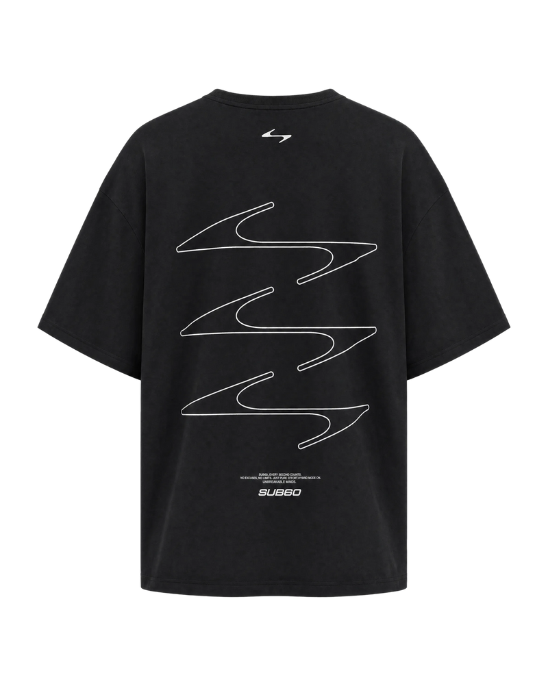 Oversized Performance Tee - Black
