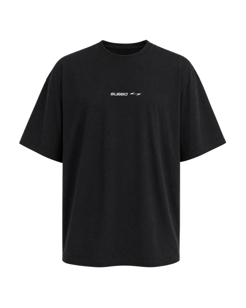 Oversized Performance Tee - Black